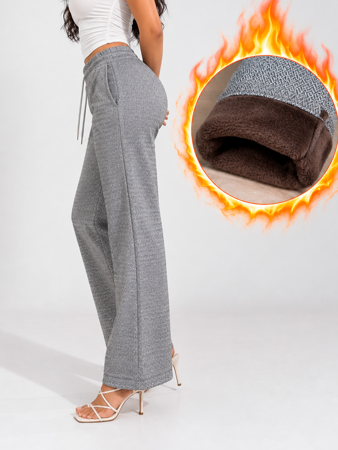 AD2652 Pantalón afelpado tipo de vestir 15958